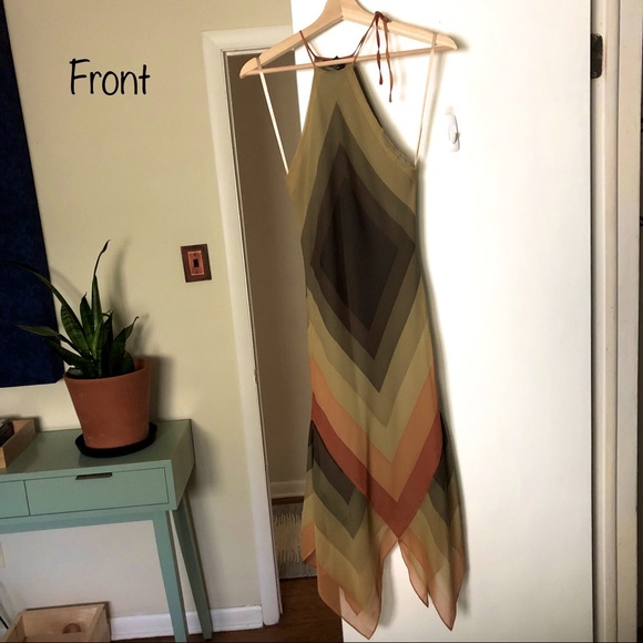 Vintage BCBGMaxAzria Geometric Dress - Picture 1 of 6